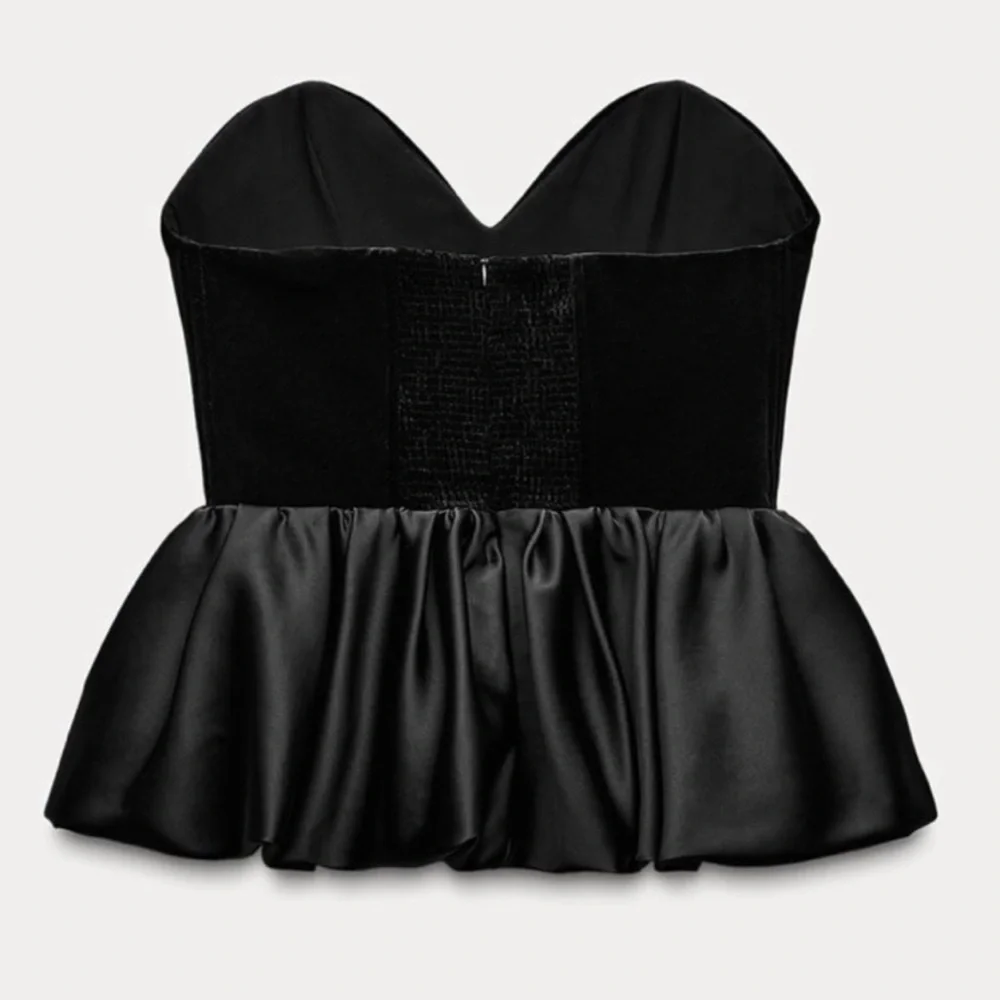 Zara Velvet Top ZW Collection XL - Picture 5 of 5